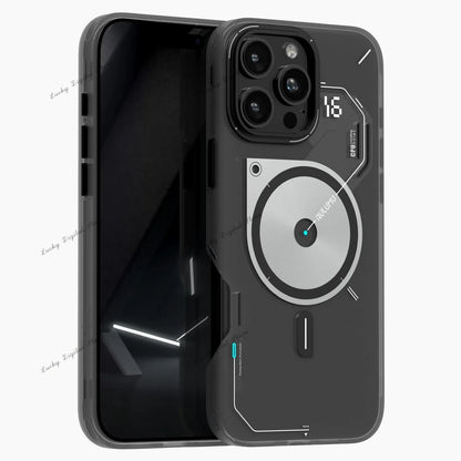 Semi-Translucent TPU MagSafe Case for iPhone 16 Pro | PhonelyHub