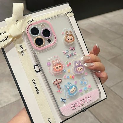 2025 New 5 Color Luminous Call Light Up Flash Lucky Wavy Phone Case For iPhone 16 15 13 12 11 14 Pro Max Plus Shockproof Cover