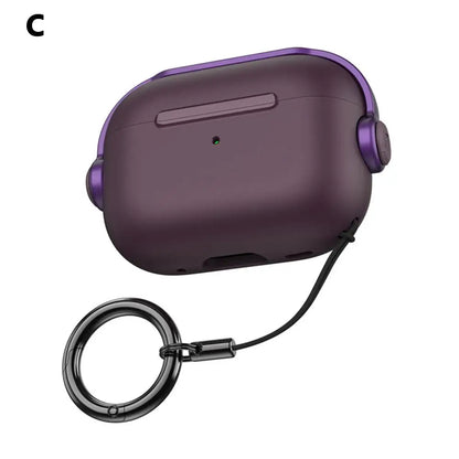 Earphone Protective Case For AirPods 4 Earbuds Case Skin Cover with Lanyard and Phone Stand for Apple AirPods 4 Accessories