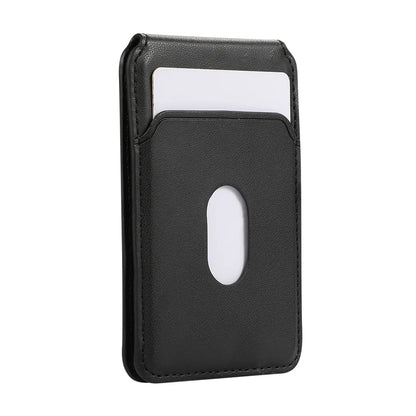 For iPhone 16 15 14 13 12 Pro Max Magnetic Leather Card Holder Wallet for Apple Magsafe Phone Bag Cover with MagSafe Magnet