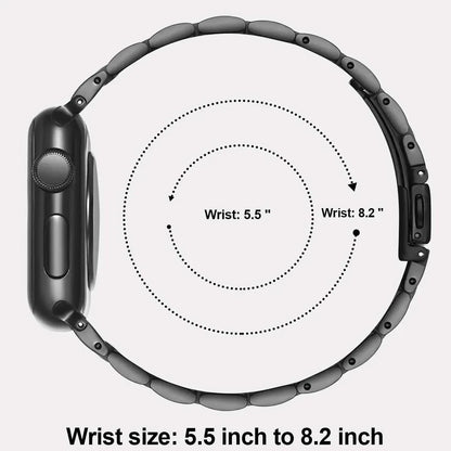 Stainless Steel Strap For Apple Watch Ultra 2 Band 49mm 42mm 46mm Metal Bracelet iWatch Series 10 9 8 7 6 SE 5 4 3 Women 45 41mm