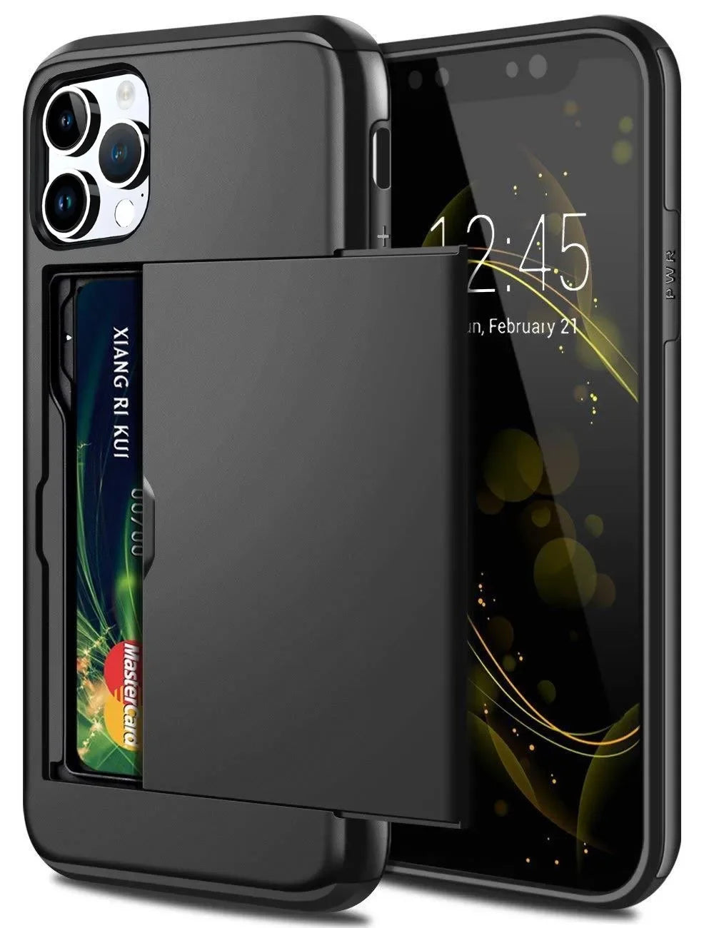 for  iPhone 16 Pro Max 15 Case Slide Armor Wallet Card Slots Holder Cover For iPhone 16 16pro 16plus 16promax 15 15pro 15promax