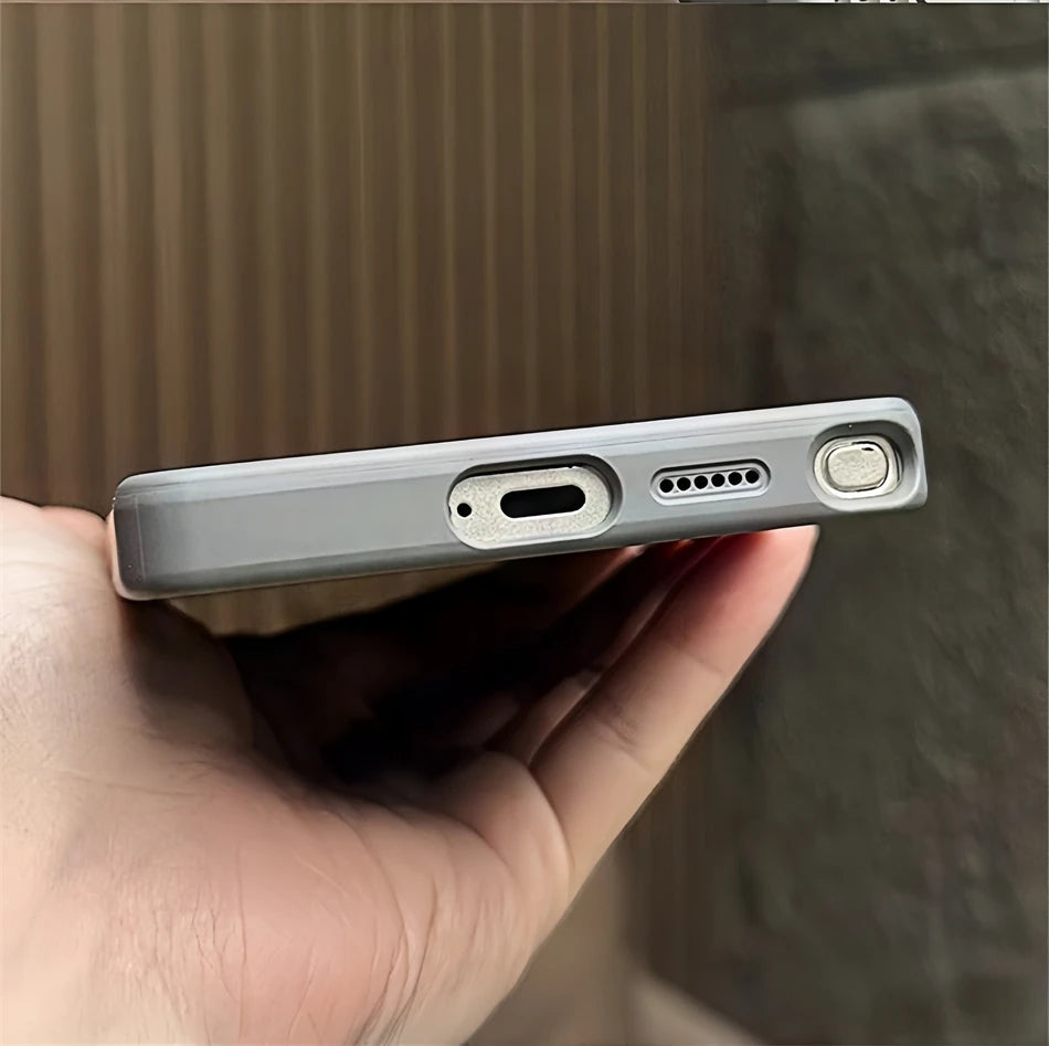 Honeycomb Grid Mesh Cooling For Magsafe Magnetic Case For Samsung Galaxy  S25 Ultra S24 S23 Plus Frosted Alloy Lens Armor Cover