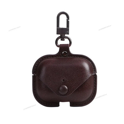 For Airpods Pro 2 Case Leather Business Earphone Case Headset Shell Headphone Cover For Apple Air Pod 3 Pro 2nd Generation 2024