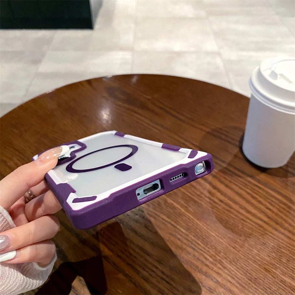 Samsung S24 Ultra MagSafe Case – Dual-Color Magnetic Cover | PhonelyHub
