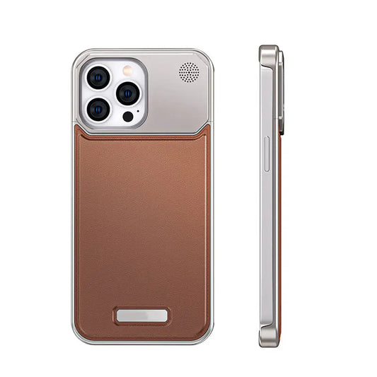 Luxury Leather Magnetic Case for iPhone 16/15 Pro Max | PhonelyHub