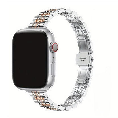 Stainless Steel Strap For Apple Watch Ultra 2 Band 49mm 42mm 46mm Metal Bracelet iWatch Series 10 9 8 7 6 SE 5 4 3 Women 45 41mm