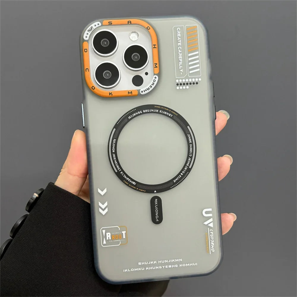 Magnetic Matte Case for iPhone 16–12 Pro Max – MagSafe Compatible – PhonelyHub