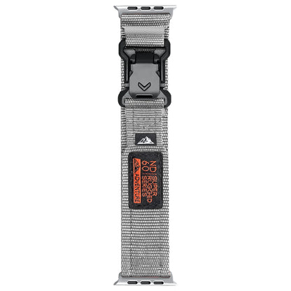 Wide Soft Nylon Sport Strap with Magnetic Fidlock V-Buckle Compatible with Apple Watch Bands for Women Men