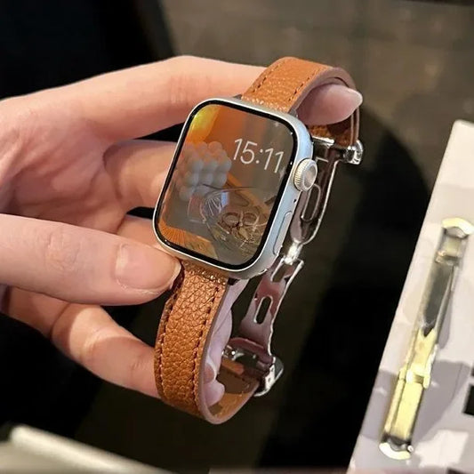 Applewatch Band Foldable Buckle For Women's Watch 876se Slim Style Design Iwatchs876 Apparel Accessories Smart Watch Band