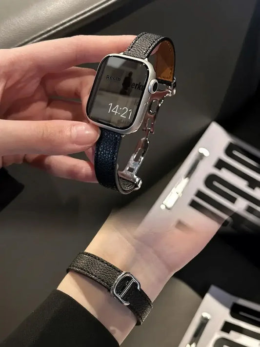 Applewatch Band Foldable Buckle For Women's Watch 876se Slim Style Design Iwatchs876 Apparel Accessories Smart Watch Band