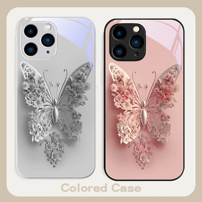 Far Peak Blue Flying Butte purple For Iphone 16 Plus 15 14 13 12 Mini 11 Pro Max X XS XR 7 8 Plus 2022 Tempered Glass Phone Case