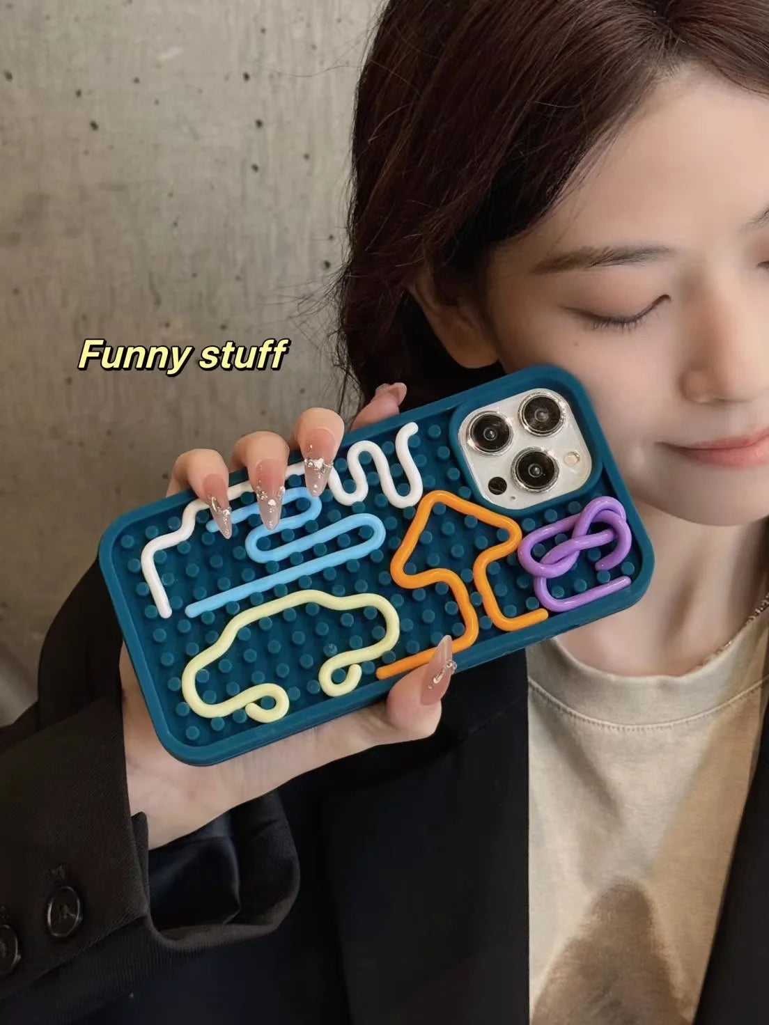 Puzzle Silicone Case for iPhone 16-11 – Stress Relief | PhonelyHub