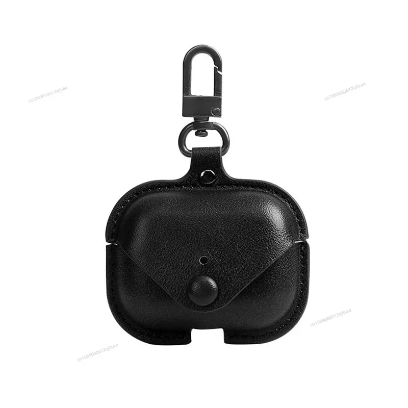 For Airpods Pro 2 Case Leather Business Earphone Case Headset Shell Headphone Cover For Apple Air Pod 3 Pro 2nd Generation 2024