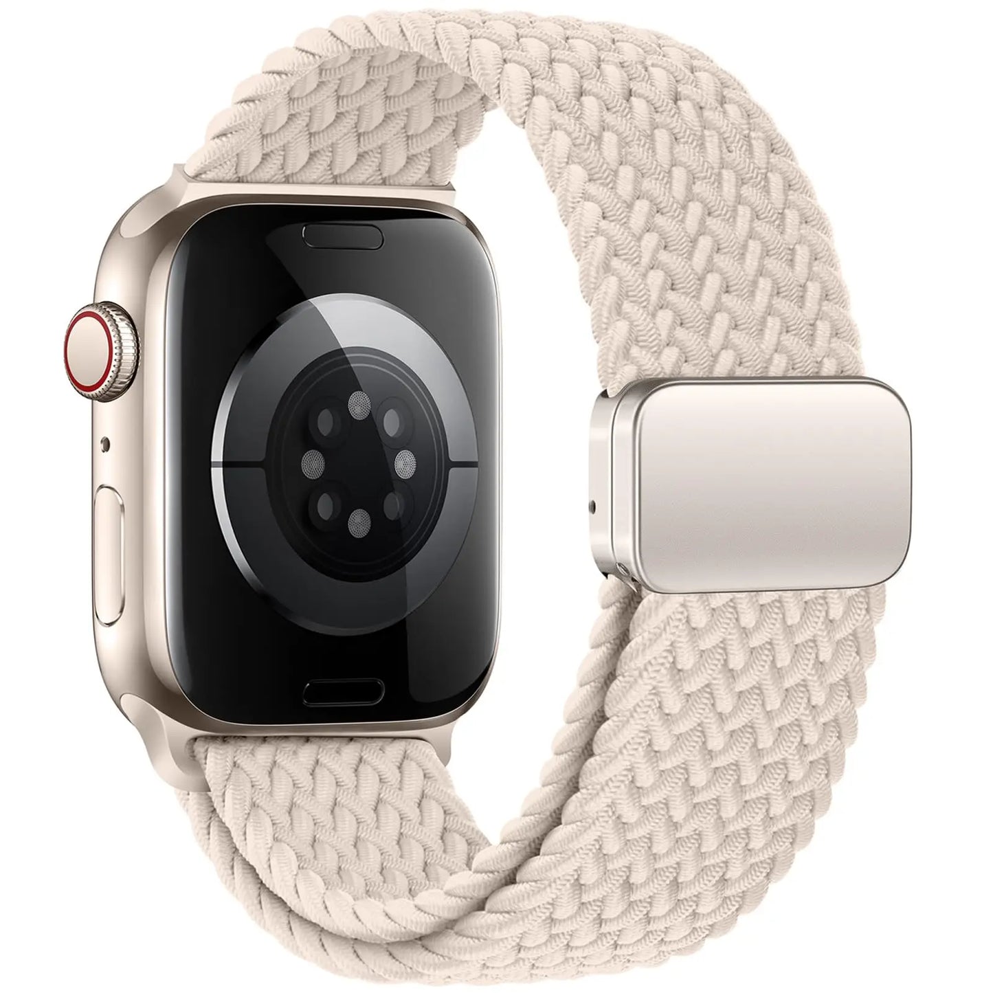 Braided Band For Apple Watch Strap 44mm 40mm 45mm 46mm 49mm 41mm 38 Magnetic Nylon Bracelet iWatch series se 7 6 8 9 10 Ultra 2