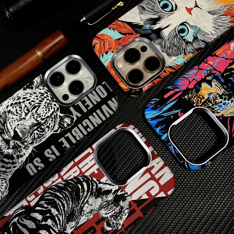 Pop Art Animal Kevlar MagSafe Case for iPhone – PhonelyHub