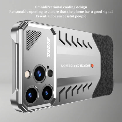 Racing Car Alloy Bezel-Less Case for iPhone 16 Pro Max – PhonelyHub