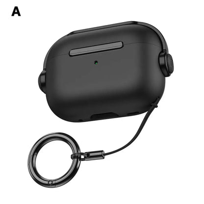 Earphone Protective Case For AirPods 4 Earbuds Case Skin Cover with Lanyard and Phone Stand for Apple AirPods 4 Accessories