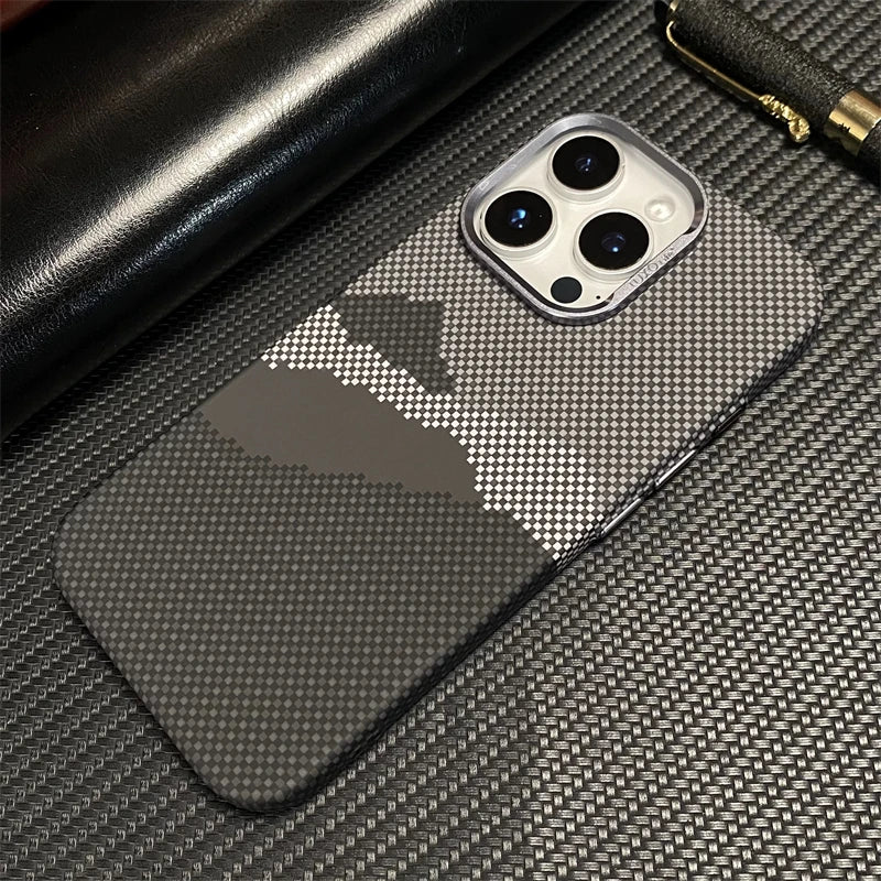 3D Mountain Carbon Case iPhone 12-16 – Rugged Style | PhonelyHub