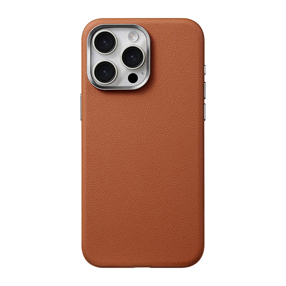 Luxury Retro Business PU Leather Magnetic Case For iPhone 16 Plus 15 14 Pro Max Slim Shockproof Cover ForMagsafe Wireless Charge