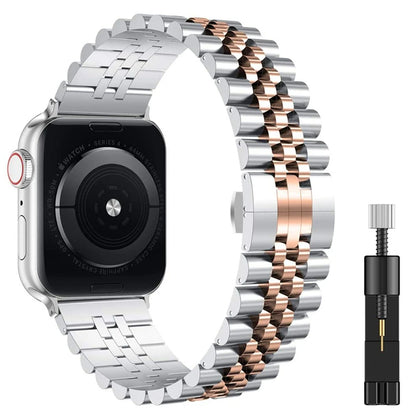 Stainless Steel Strap for Apple Watch Band 45mm 41mm Ultra 49mm 44mm 40mm 46mm 42mm 38mm Metal band iWatch Series 10 9 8 7 SE 6