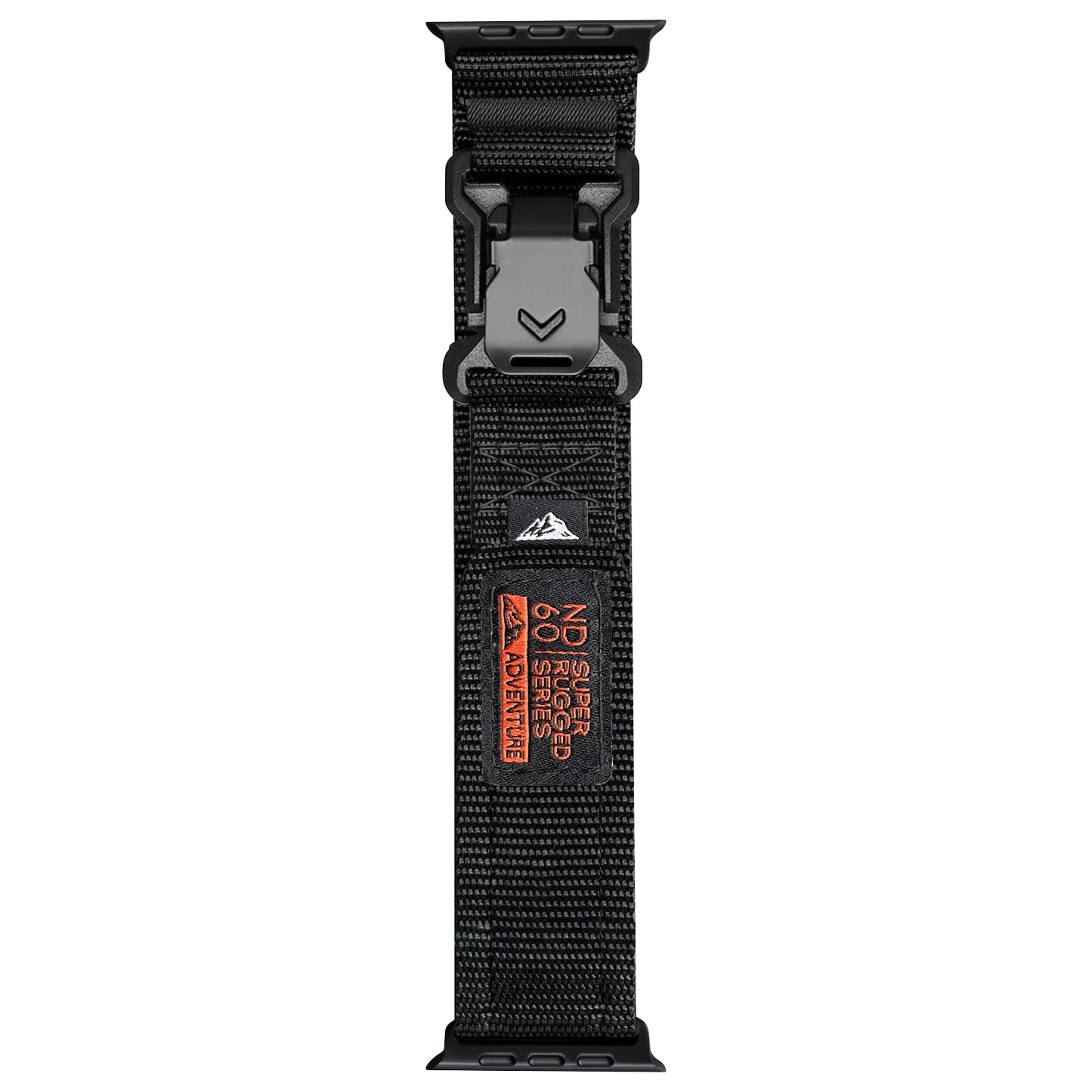 Wide Soft Nylon Sport Strap with Magnetic Fidlock V-Buckle Compatible with Apple Watch Bands for Women Men