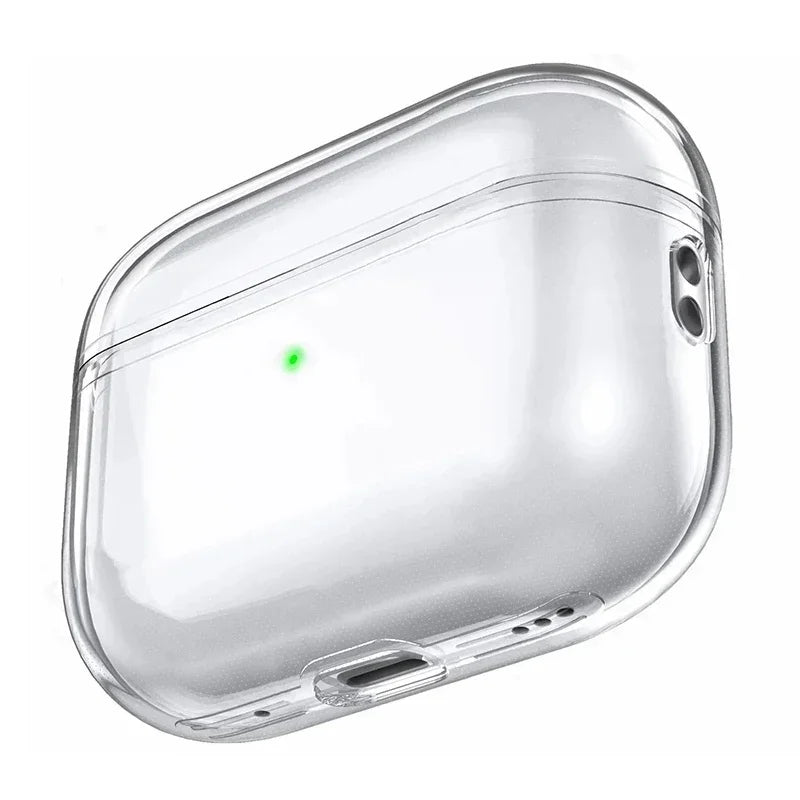 Transparent Earphone Case For Airpods Pro 2 Generation Cases Hard TPU Clear Headphone Cover For Airpods 4 3 2 1