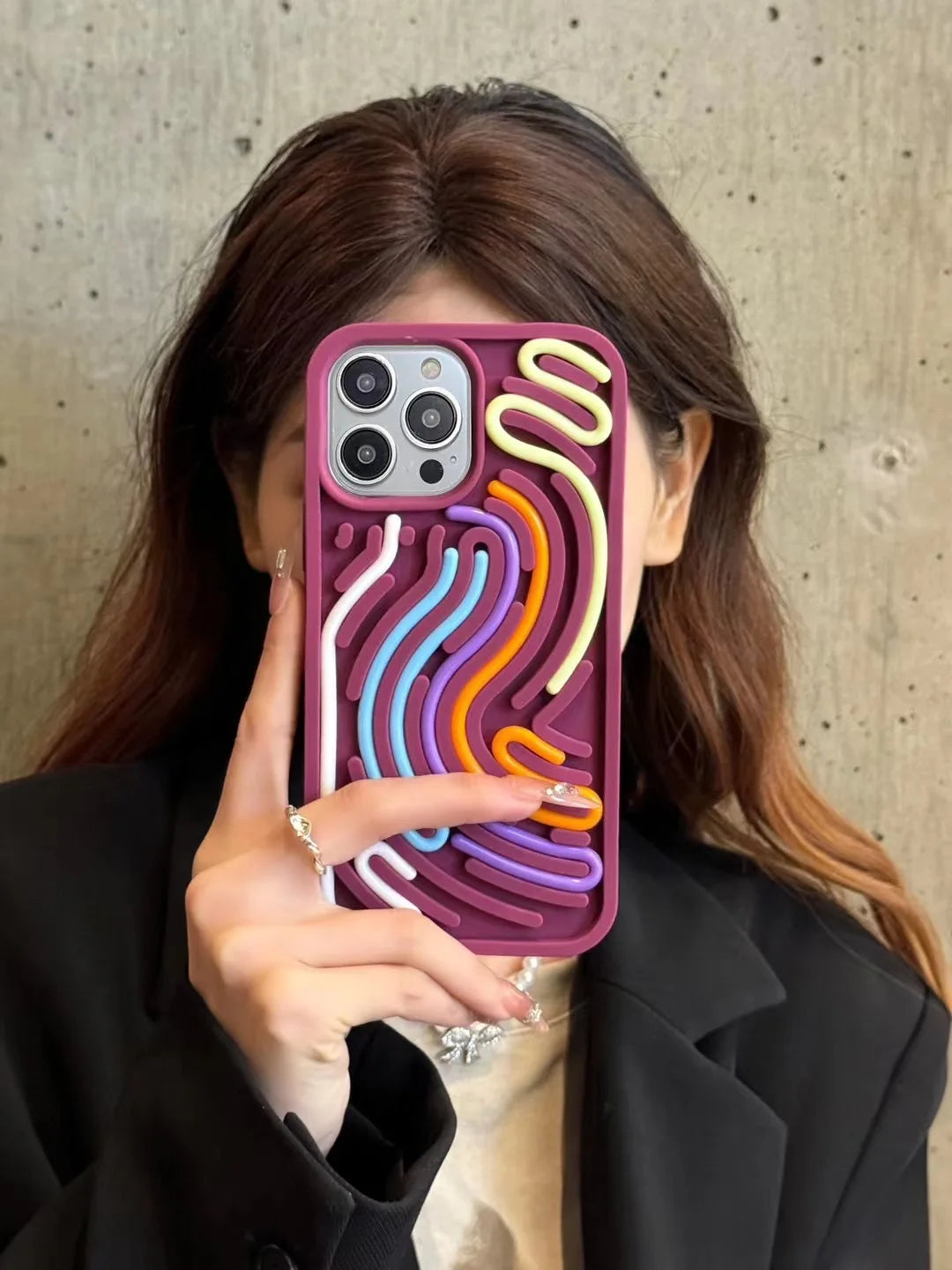 Puzzle Silicone Case for iPhone 16-11 – Stress Relief | PhonelyHub