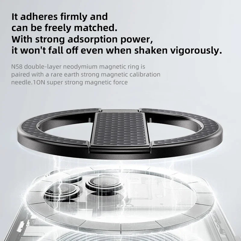 Ultrathin Aluminum Alloy Kevlar Super Magnetic Mobile Phone Stand Suitable For Smartphone For iPhone Samsung Metal Phone Stand
