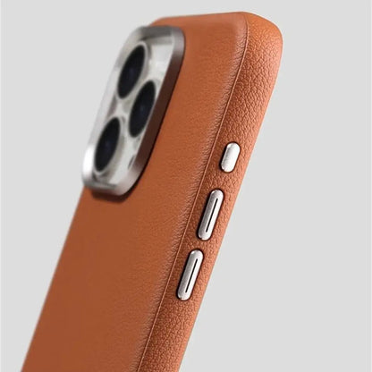 Luxury Retro Business PU Leather Magnetic Case For iPhone 16 Plus 15 14 Pro Max Slim Shockproof Cover ForMagsafe Wireless Charge