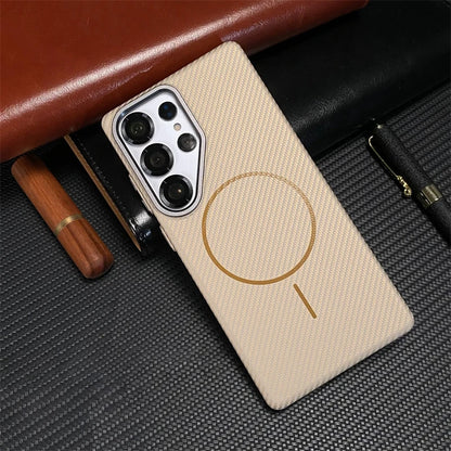 Samsung S25/S24 Ultra Carbon Fiber Case – MagSafe & Shockproof | PhonelyHub