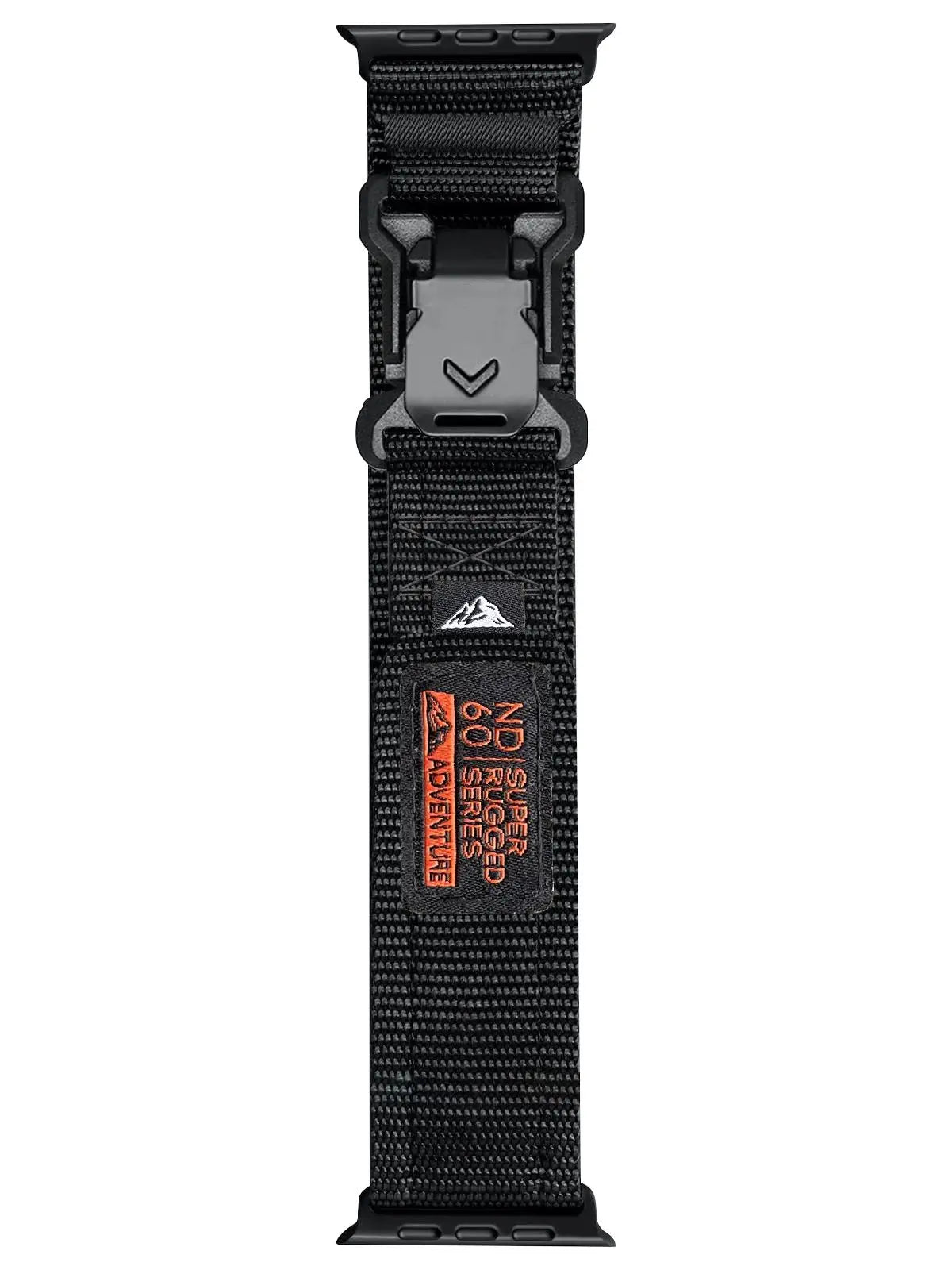 Wide Soft Nylon Sport Strap with Magnetic Fidlock V-Buckle Compatible with Apple Watch Bands for Women Men