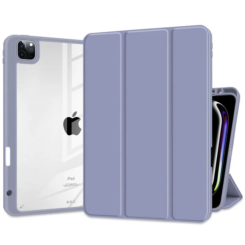 Smart Case for iPad Air 11 inch M2 M3 2025 2024 A16 11th Air 5th 4th Gen Pro11 13 M4 M2 Air 13 M2 M3 iPad 10th 9th 8 7 10.2 10.5