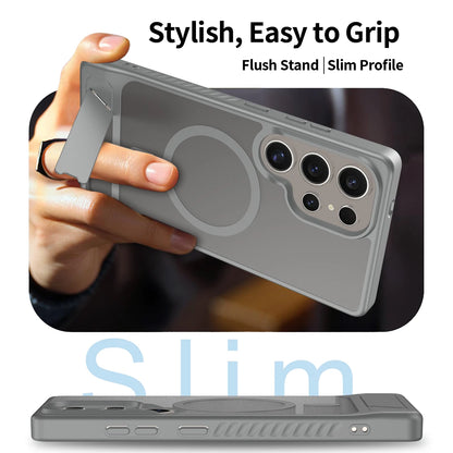 Shockproof MagSafe Stand Case for Samsung S25 Ultra | PhonelyHub