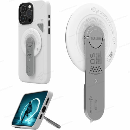 Aulumu G05 4-in-1 Magnetic Phone Stand Grip Compatible with MagSafe Removable 360° Adjustable Phone Kickstand with Box Opener