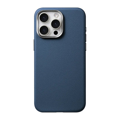 Luxury Retro Business PU Leather Magnetic Case For iPhone 16 Plus 15 14 Pro Max Slim Shockproof Cover ForMagsafe Wireless Charge