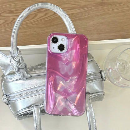 Pink Butterfly Ripple Case for iPhone 16/15/14 – PhonelyHub
