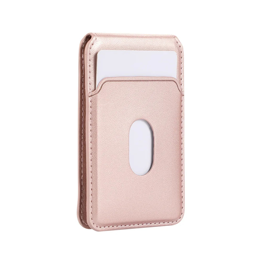 For iPhone 16 15 14 13 12 Pro Max Magnetic Leather Card Holder Wallet for Apple Magsafe Phone Bag Cover with MagSafe Magnet