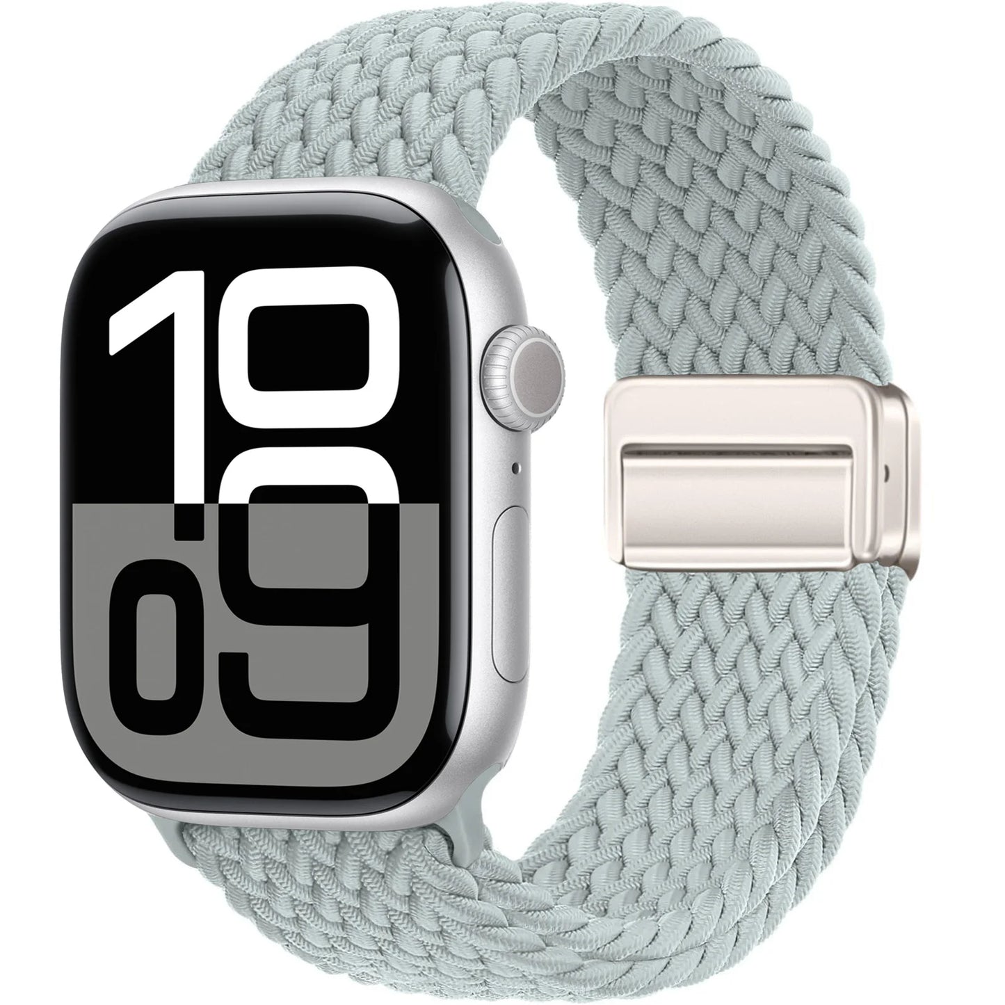 Braided Band For Apple Watch Strap 44mm 40mm 45mm 46mm 49mm 41mm 38 Magnetic Nylon Bracelet iWatch series se 7 6 8 9 10 Ultra 2