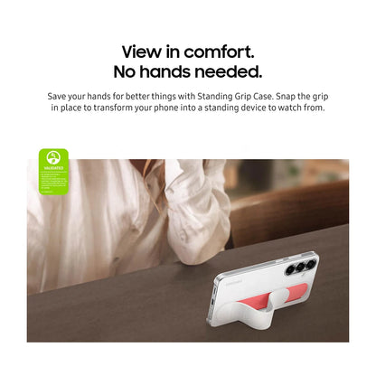 Original Samsung S25/S25+ Standing Grip Case – Genuine OEM | PhonelyHub