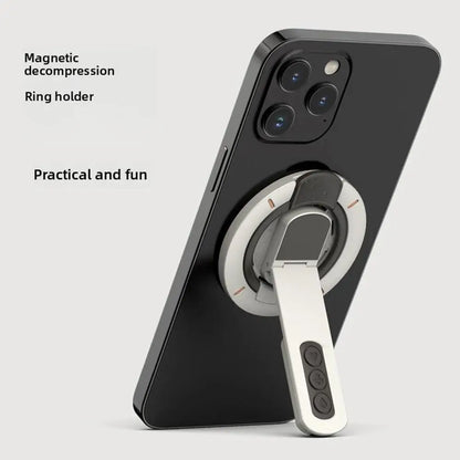 360° Magnetic Phone Stand – Zinc Alloy, Glow & Fidget | PhonelyHub