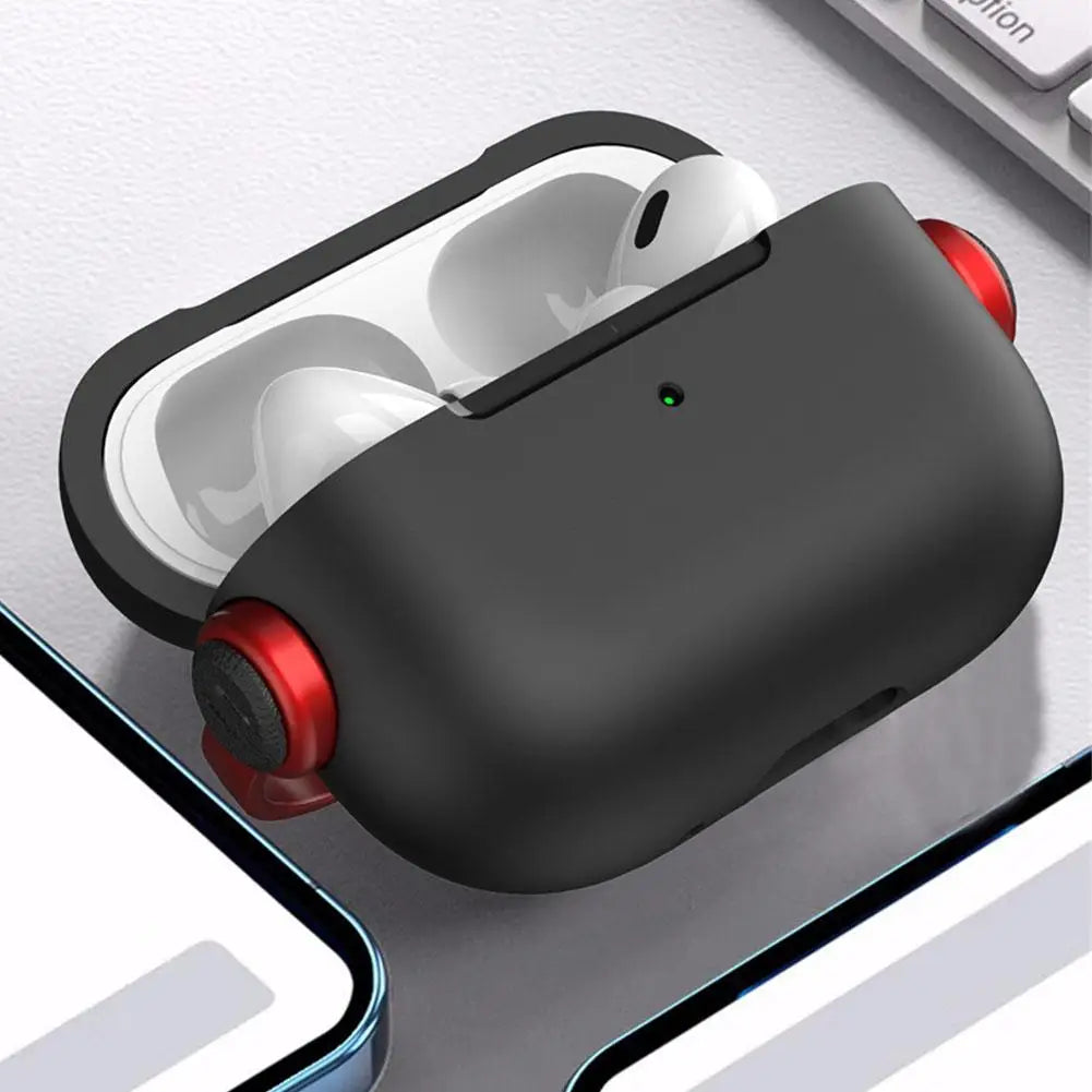 Earphone Protective Case For AirPods 4 Earbuds Case Skin Cover with Lanyard and Phone Stand for Apple AirPods 4 Accessories