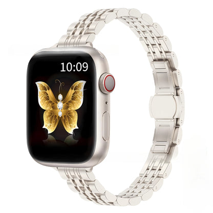 Stainless Steel Strap For Apple Watch Ultra 2 Band 49mm 42mm 46mm Metal Bracelet iWatch Series 10 9 8 7 6 SE 5 4 3 Women 45 41mm