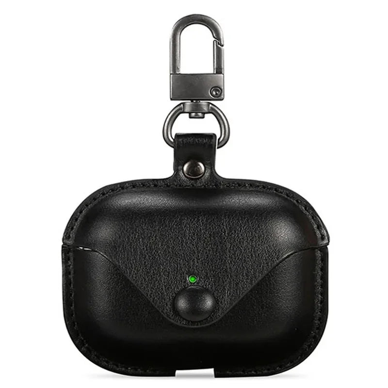 For Airpods Pro 2 Case Leather Business Earphone Case Headset Shell Headphone Cover For Apple Air Pod 3 Pro 2nd Generation 2024