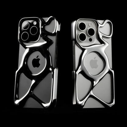 Angry Miao Phone Case Pc Liquid Openwork Cover For Iphone15 Pro Max Case Anti-Drop Premium Minimalism Iphone15 Pro Y2k Gifts ﻿