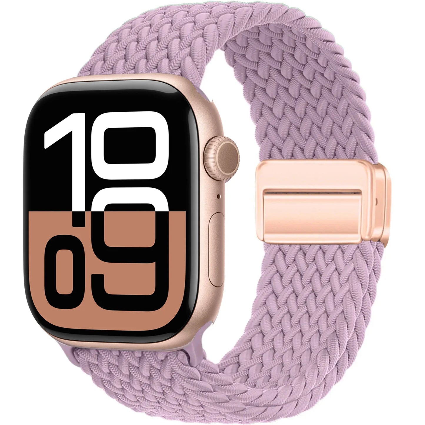 Braided Band For Apple Watch Strap 44mm 40mm 45mm 46mm 49mm 41mm 38 Magnetic Nylon Bracelet iWatch series se 7 6 8 9 10 Ultra 2