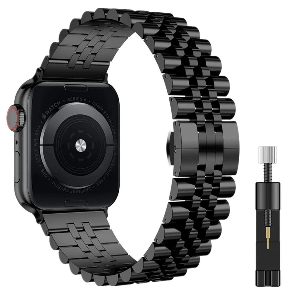 Stainless Steel Strap for Apple Watch Band 45mm 41mm Ultra 49mm 44mm 40mm 46mm 42mm 38mm Metal band iWatch Series 10 9 8 7 SE 6