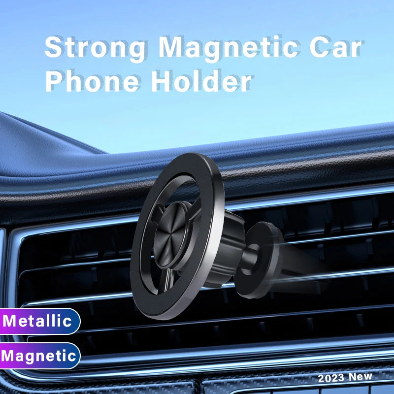 Strong Magnetic Car Cellphone Holder for Magsafe Stand Instrument Panel Magnet Accessories Vent Support for Samsung iPhone 14 15