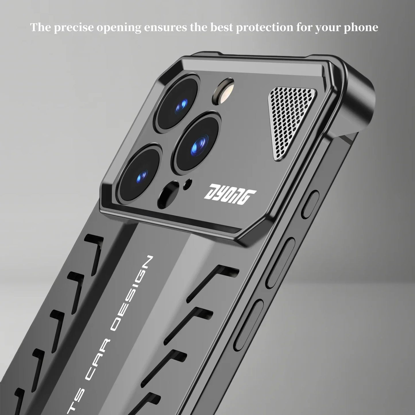 Racing Car Alloy Bezel-Less Case for iPhone 16 Pro Max – PhonelyHub