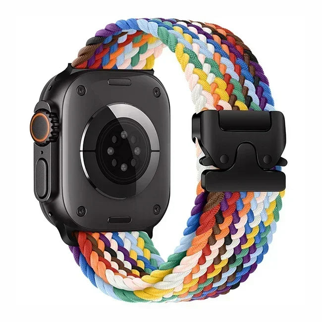 Parachute Straps for Apple watch 10 Band 46mm 42mm 45mm Ultra 49mm 44mm 41mm Braided bracelet correa iWatch Series 9 8 SE 5 6 7